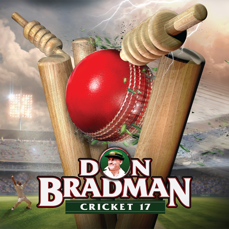 Don Bradman Cricket 17 box art for Playstation 4